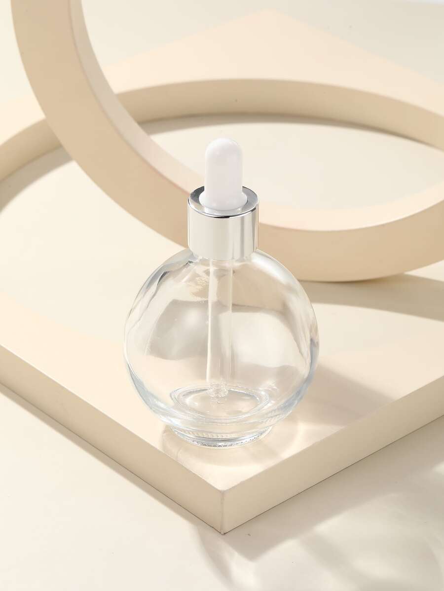 1pc 70ml Portable Transparent Glass Essential Oil Bottle With Drop Stick-Perfect For Separately Bottling Perfume Empty Essence Bottle - Clear - View 1