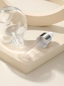 1pc 70ml Portable Transparent Glass Essential Oil Bottle With Drop Stick-Perfect For Separately Bottling Perfume Empty Essence Bottle - Clear - View 2