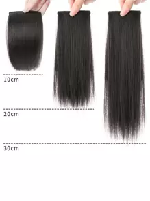 Wig Piece To Increase Hair Volume High Cranial Top Head Of Hair Filler Real Hair Pad Hair Piece Female Both Sides Thickening Pad Hair Root Fluffy Gods - Black - View 1