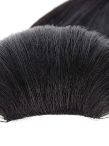 Wig Piece To Increase Hair Volume High Cranial Top Head Of Hair Filler Real Hair Pad Hair Piece Female Both Sides Thickening Pad Hair Root Fluffy Gods - Black - View 5