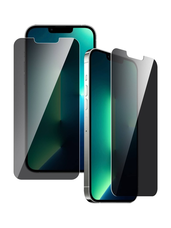 2Pack Privacy Shock Absorbent Premium Tempered Glass Screen Protector