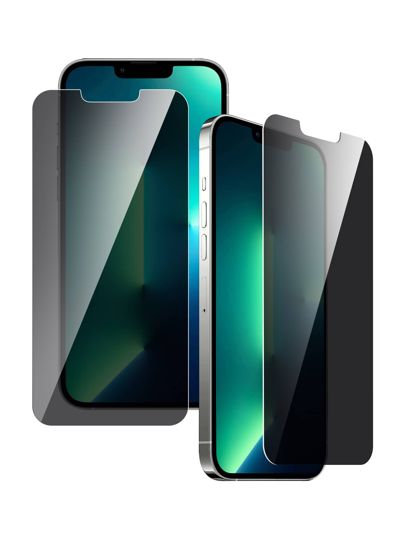 2pcs AntiSpy Tempered Glass Screen Protector Compatible With IPhone 14