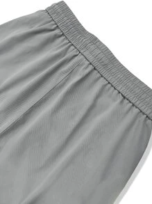 Manfinity EMRG Pantalon Cargo Pour Homme Avec Poche À Rabat Et Cordon De Serrage À Taille Oversize
