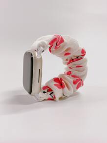 Correa reloj coletero con estampado floral compatible con Apple Watch - Multicolor - Ver 1