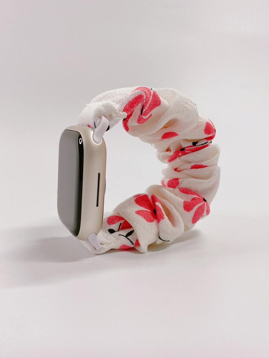 Correa reloj coletero con estampado floral compatible con Apple Watch - Multicolor - Ver 1