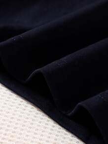 寶寶男孩夏季休閒彩色拼接短袖上衣，印有汽車圖案 - 藏蓝色 - 查看 5