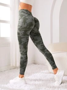 Easithlete Quần Leggings Thể thao Nữ Ngụy trang - Nhiều màu - Xem 1
