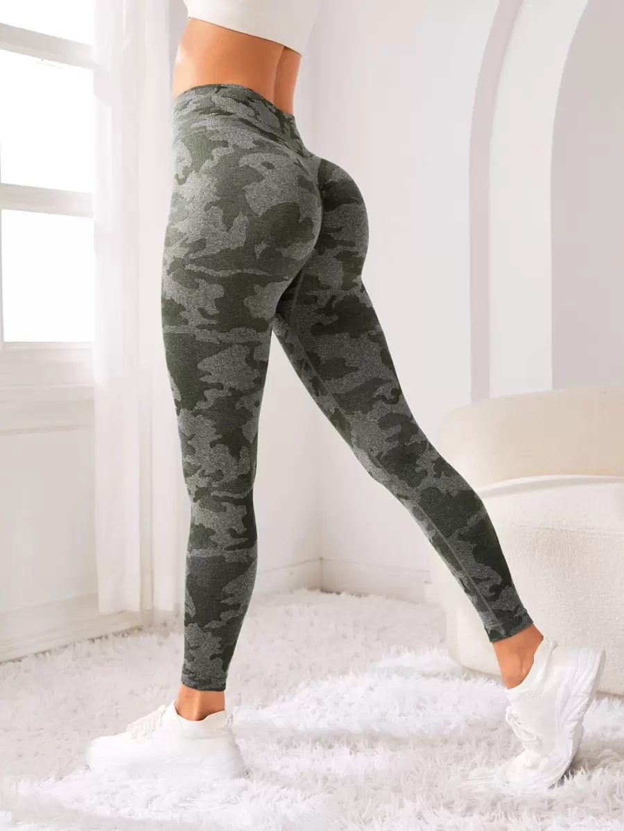 Easithlete Quần Leggings Thể thao Nữ Ngụy trang - Nhiều màu - Xem 1