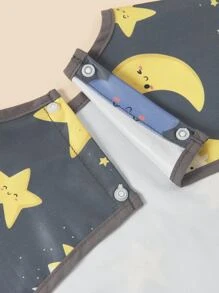 嬰兒星星印花圍兜不附帶袖 - 彩色 - 查看 5