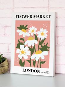 1 Sợi Hóa Học Unframed Tranh Hiện Đại Họa Tiết Hoa Treo Tường Tranh Nghệ Thuật Cho Trang Trí Tường Nhà - Nhiều màu - Xem 1