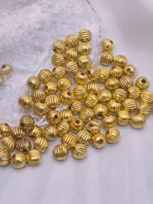 100pcs/set Bead DIY Jewelry Accessory - Yellow Gold - View 3