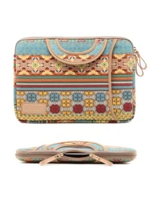 LISEN Túi đựng máy tính xách tay Bohemian cầm tay - Nhiều màu - Xem 3