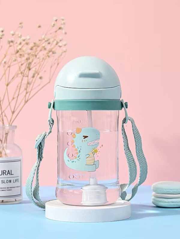 1pc PC Water Bottle, Dinosaur Pattern Sport Water Bottle For Outdoor