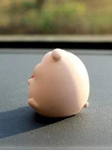 豬設計車內裝飾品 - 粉色 - 查看 3