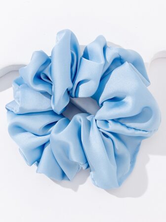 1pc Women's Headwear Simple Fashion Solid Color Satin Oversized Elegant Hair Accessory Hair Rope Casual Scrunchies Hair Ties Scrunchy Hair Ties Ponytail