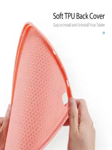 Funda PU liso compatible con Samsung Galaxy Tab - Rosa - Ver 4