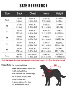 BONAPET 1 chiếc áo khoác in xương cho thú cưng - Nhiều màu - Xem 6