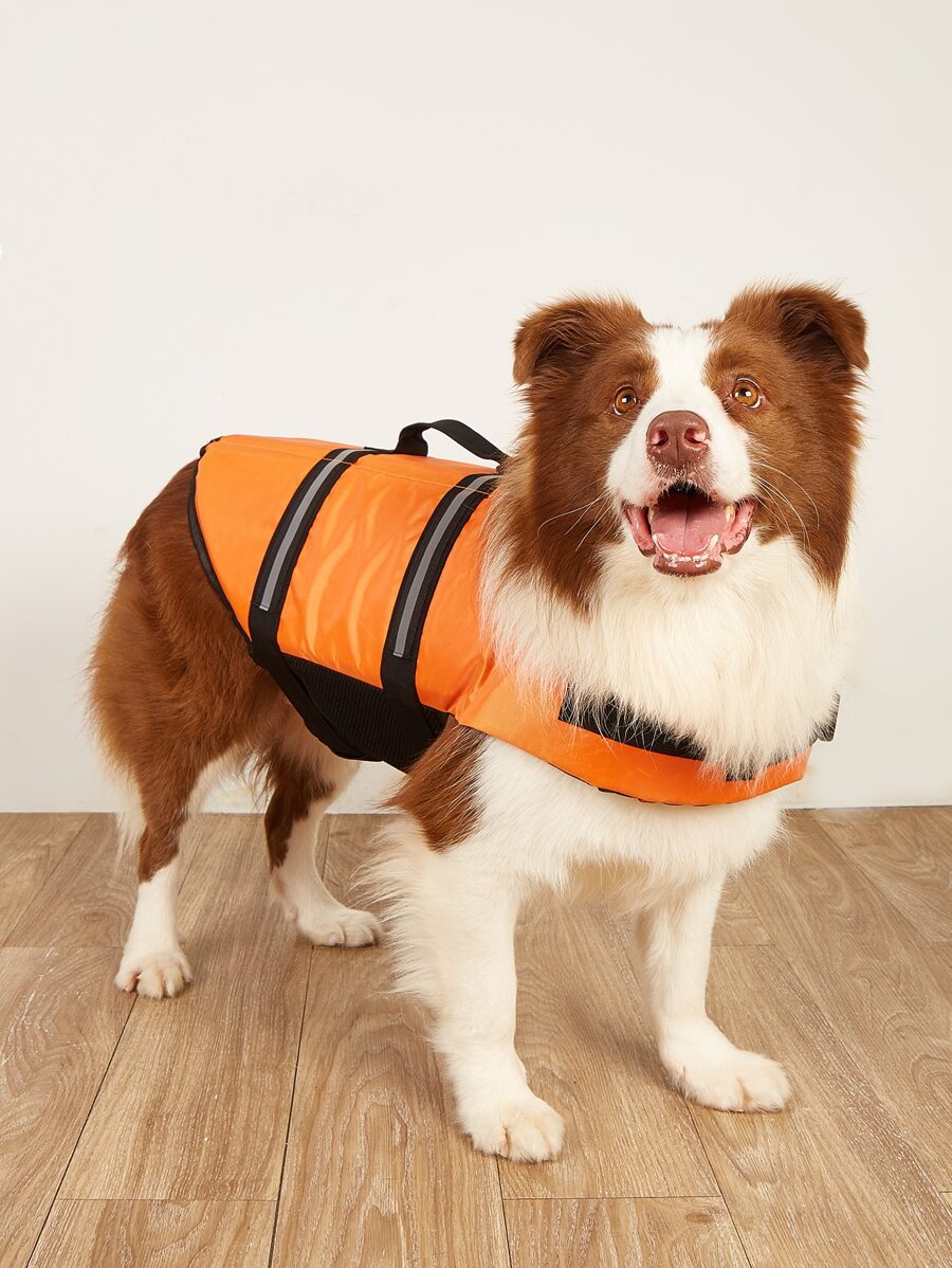 BONAPET Summer Pet High Buoyancy Adjustable Life Jacket, Cat & Dog Swimwear - Multicolor - View 1