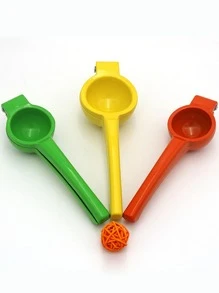 1入組鋁合金檸檬手動榨汁機廚房用創意黃色手動壓榨榨汁機 - 黃色 - 查看 5