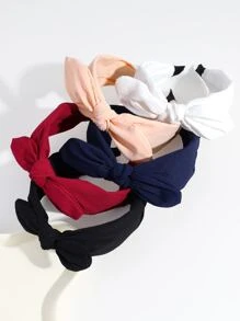 Bộ 5 chiếc băng đô cài tóc nơ dễ thương, băng đô Dopamine, băng đô cài tóc, phụ kiện tóc, phụ kiện đội đầu - Nhiều màu - Xem 1