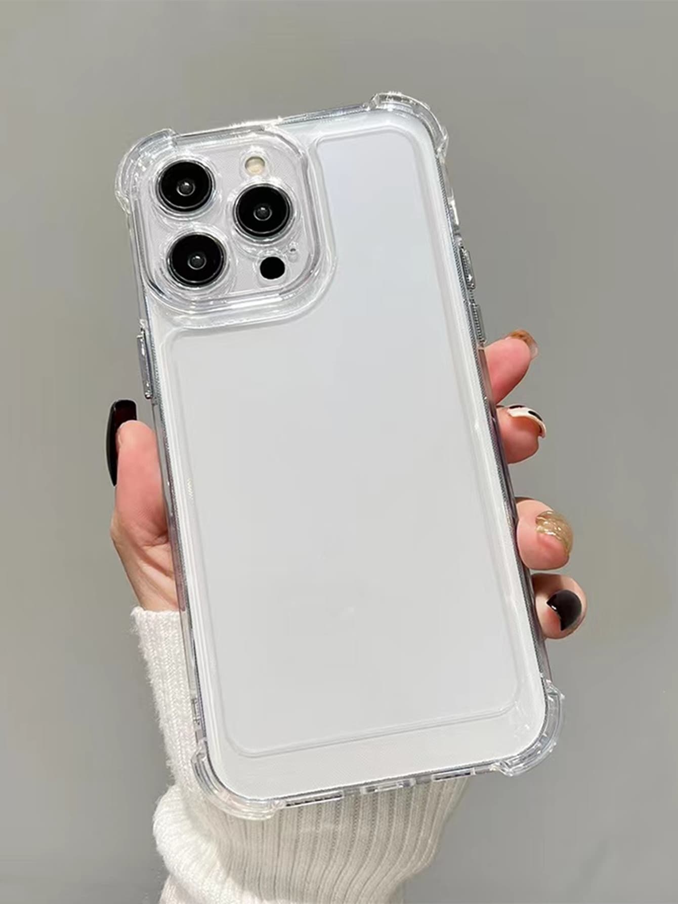 Funda de celular transparente anticaída - transparente - Ver 1
