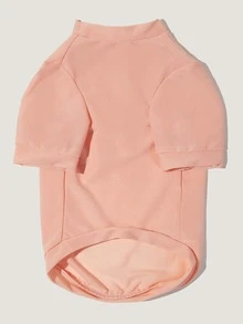 PETSIN 1pc Plain Pet Tee - Pink - View 4