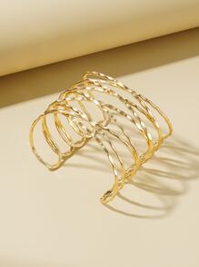 Vòng đeo tay rỗng ra - Vàng - Xem 2