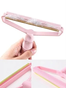 1 bàn chải lót đệm ghế ô tô trơn - Hồng - Xem 3