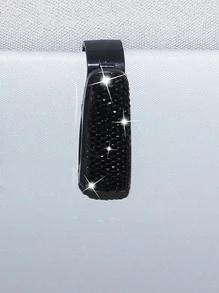 1入組水鑽裝飾汽車遮陽板眼鏡支架
