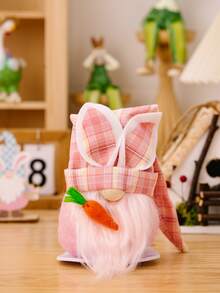 1 Họa Tiết Kẻ Sọc Trang Trí Thủ Công, Dễ Thương Polyester Tai Thỏ Trang Trí Lễ Hội Trang Trí Tiệc - Nhiều màu - Xem 1