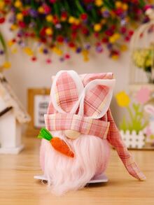 1 Họa Tiết Kẻ Sọc Trang Trí Thủ Công, Dễ Thương Polyester Tai Thỏ Trang Trí Lễ Hội Trang Trí Tiệc - Nhiều màu - Xem 4