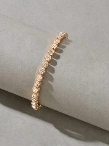 Hombres Pulsera con diseño de diamante de imitación punk estilo hip pop