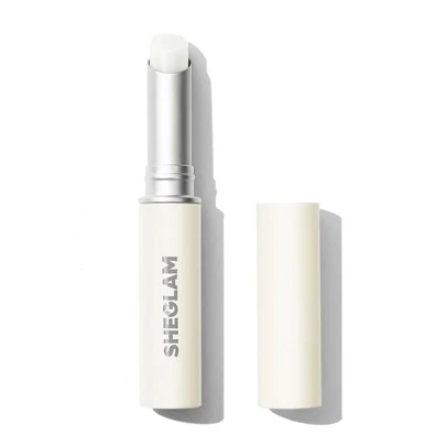 SHEGLAM 滋養潤唇膏 01 白色自然光澤保濕唇部護理橄欖油乳木果油唇部彩妝 品牌 美容 化妝 化妝品 適合女性與女孩 完美搭配夏季春季 Y2K 時尚 流行 生日 母親節禮物 假期 派對準備就緒 最佳顏色