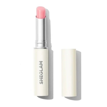 SHEGLAM Nourishing Lip Balm 02 Pink Natural Gloss Hydrating Tinted Lip Care Olive Oil Shea Butter Lip Makeup Brand Beauty Makeup Face Paint Cosmetic For Women Girls Perfect For Spring Summer Ideal For Y2K Fancy Fashion Suitable For Birthday Mother'S Day Gift Rave Party Ready Best Color