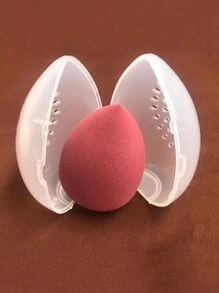 5pcs/10pcs Makeup Sponge Storage Box,Gifts For Women,Christmas Gifts,Gift Ideas For Women - White - View 5