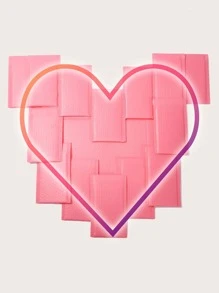 BASIC LIVING 5pcs Bubble Mailers,Waterproof Padded Envelopes Self-Seal,For Holiday Gift - Pink - View 4