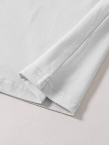 SHEIN LUNE Plus Floral Print Tee - White - View 3