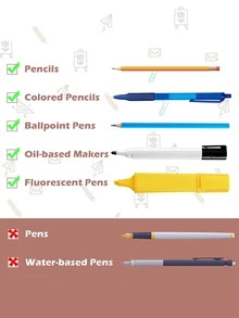 24 tờ giấy dính màu trơn, văn phòng & trường học di động tối giản dễ dàng đăng tờ giấy dính - Nhiều màu - Xem 3