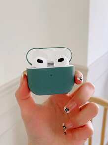 素色矽膠套適用於Airpods - 軍綠色 - 查看 1