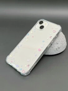 Funda para móvil con patrón de estrella y luna TPU anticaída - Multicolor - Ver 6