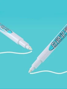 6 cái 1.0mm Không thấm nước Sấy khô nhanh Trắng Bút đánh dấu - trắng - Xem 3