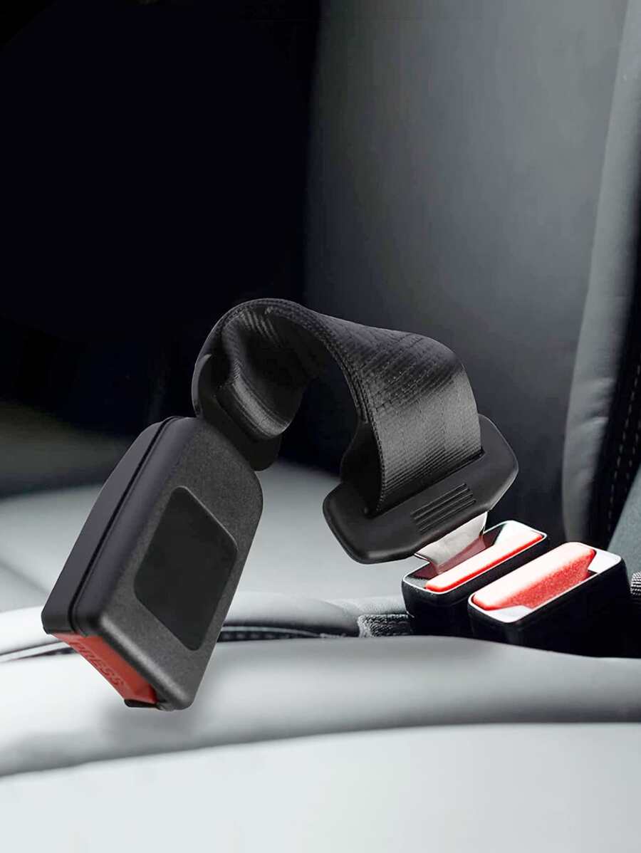 1pc ABS Car Seat Belt Extender - Multicolor - View 1