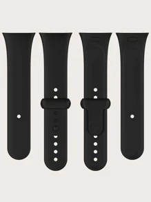 Dây đeo đồng hồ silicon tương thích với Redmi Watch 3 - màu đen - Xem 6