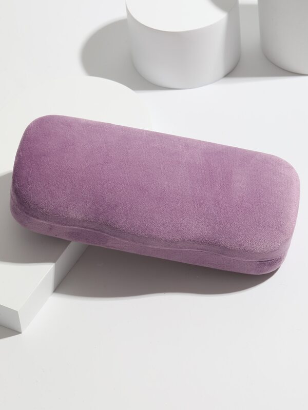 1pc Women Solid Casual Glasses Case Glasses Accessories For Women