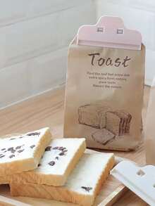 1pc PP Sealing Clip, Minimalist Pink Damp-proof Food Sealing Clip For Kitchen - Pink - View 2