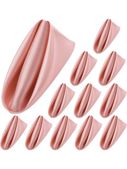 4/8/12/16 Servilletas de satén, cuadradas suaves, tamaño 43 x 43 cm, adecuadas para restaurante, boda, fiesta, decoración de cena