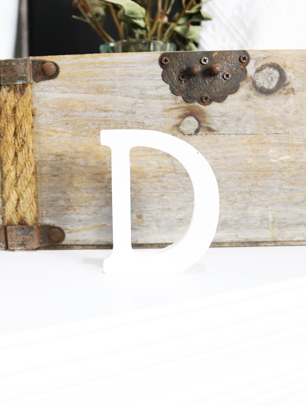1pc Wood Decoration Object, Letter Design Decoration Craft For Home Birthday