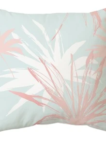 1入組無填充物植物圖案靠墊套現代家居裝飾纖維枕套 - 彩色 - 查看 2
