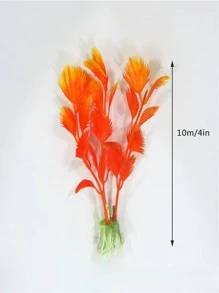 2入組人工水草隨機魚缸裝飾物 - 彩色 - 查看 2