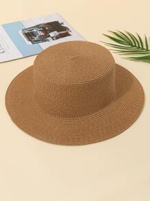 1 Mũ Rơm Phong Cách Boho Cho Nam Cho Mùa Hè - Màu Khaki - Xem 1